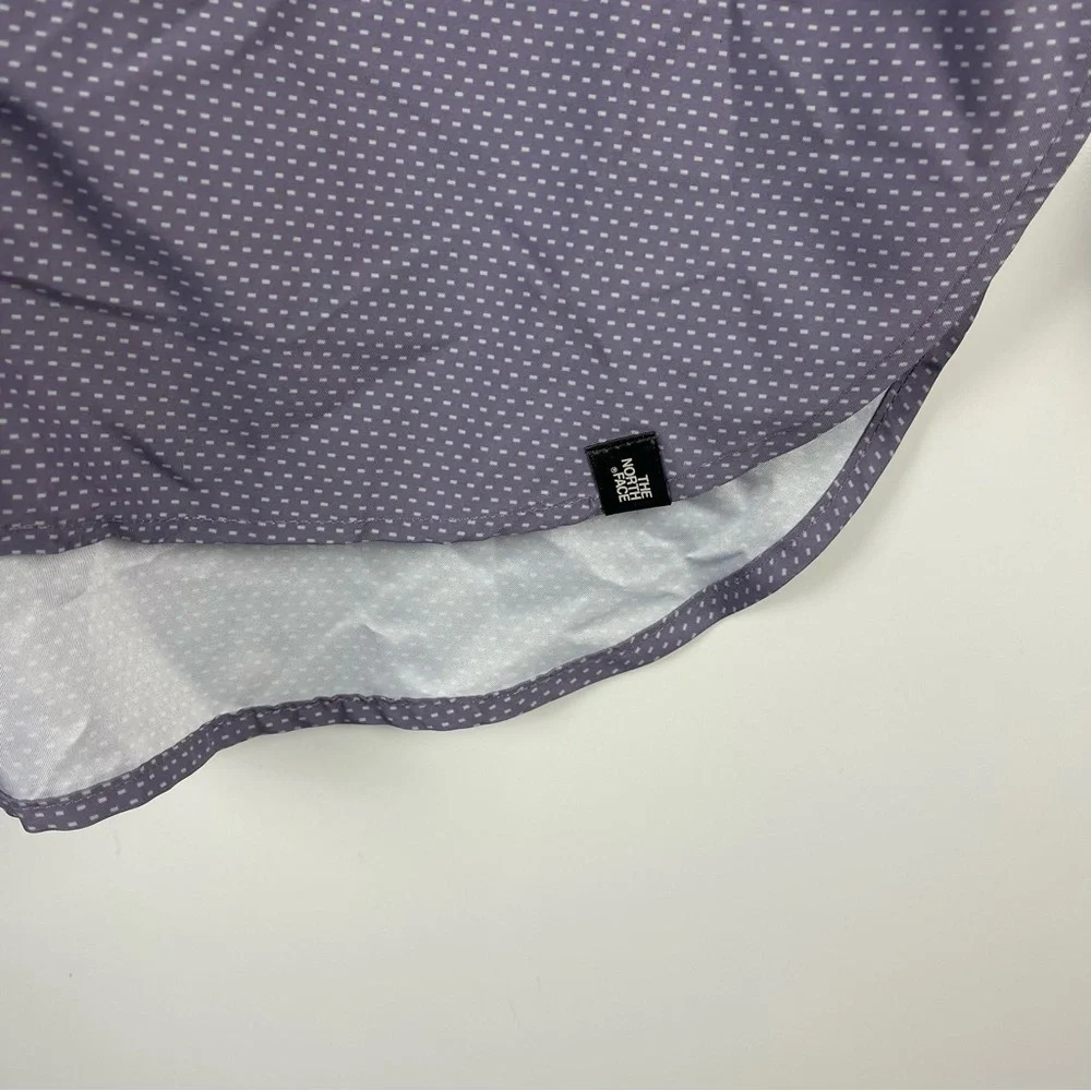 The North Face Stevie Long Sleeve Button Front Tunic Shirt Purple Size Medium - Picture 7 of 10